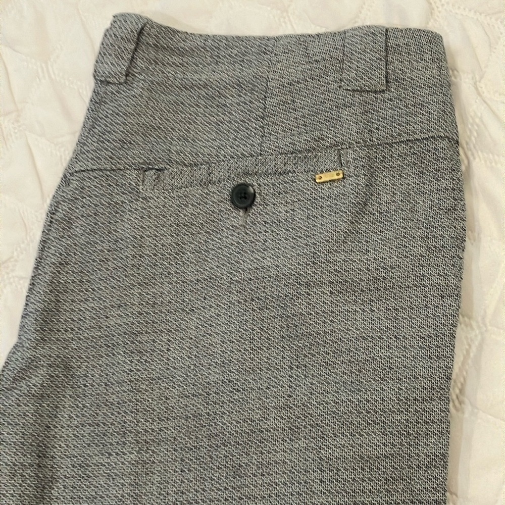 CKS Women’s W32L32.25” tweed like Gray cotton blend Trousers - Picture 3 of 16